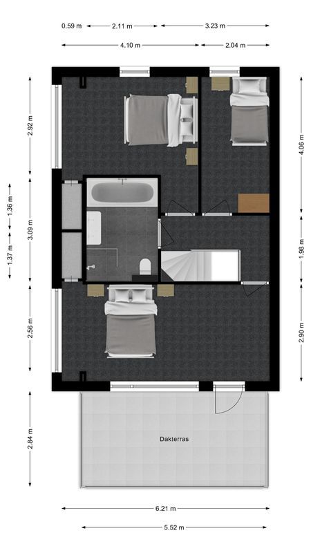 Oegstgeeststraat 271 Floorplan Blur 1