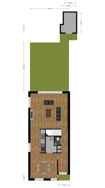 Oegstgeeststraat 271 Floorplan Blur 2