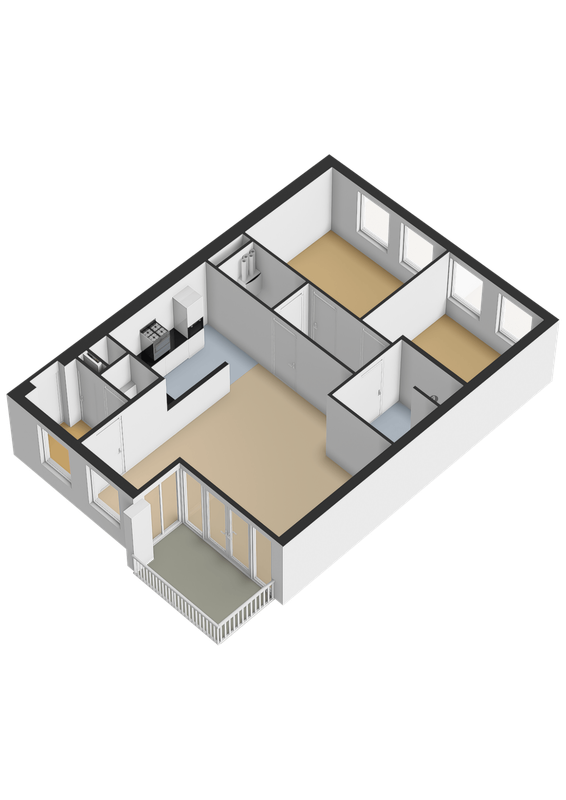 Menno van Coehoornstraat 77 Floorplan Blur 1