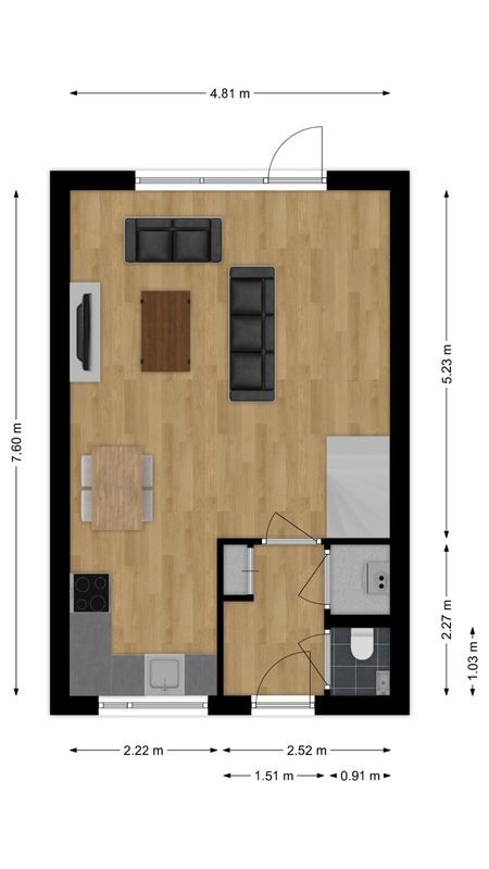 Kerkstraat 75 Floorplan Blur 0