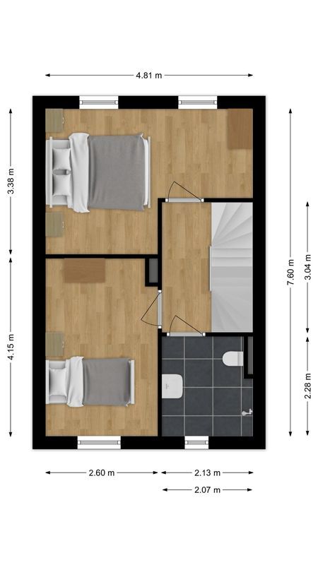 Kerkstraat 75 Floorplan Blur 1