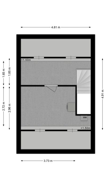 Kerkstraat 75 Floorplan Blur 3
