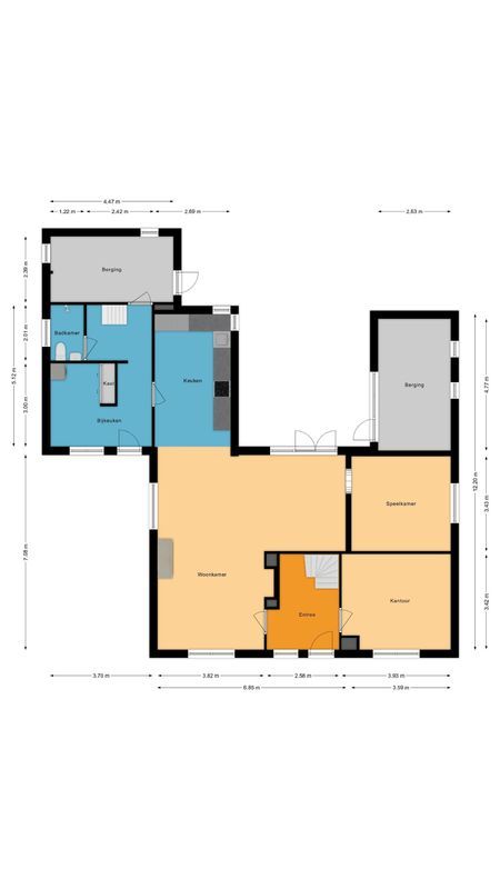 Kerkstraat 52 - A Floorplan Blur 0