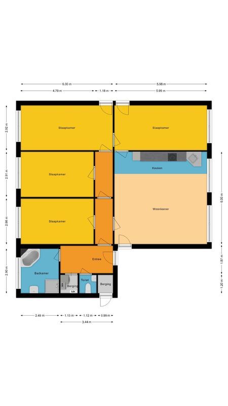 Kerkstraat 52 - A Floorplan Blur 2