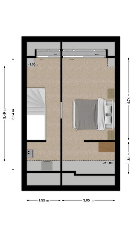 Frans Slaatsstraat 21 Floorplan Blur 2