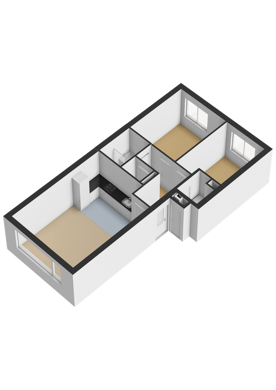 Harmoniestraat 6 - C Floorplan Blur 1