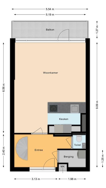 Kastelenplein 152 Floorplan Blur 0