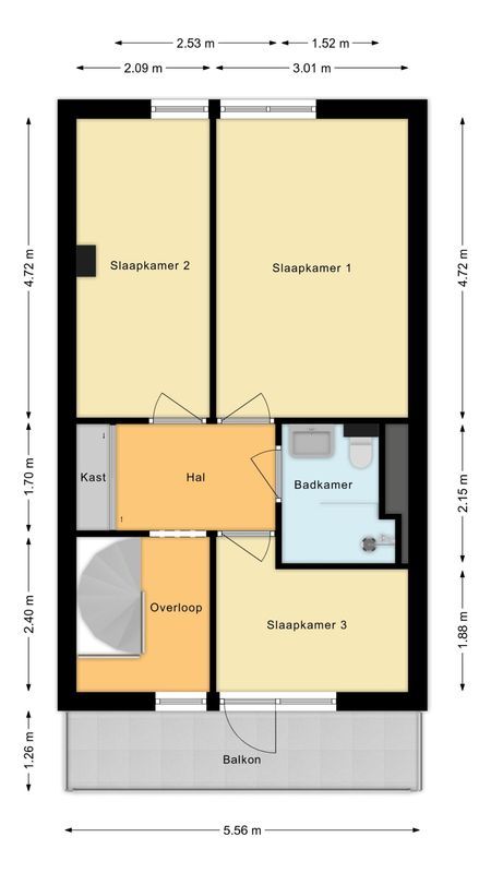 Kastelenplein 152 Floorplan Blur 1