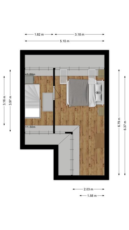 Muntendamstraat 48 Floorplan Blur 2