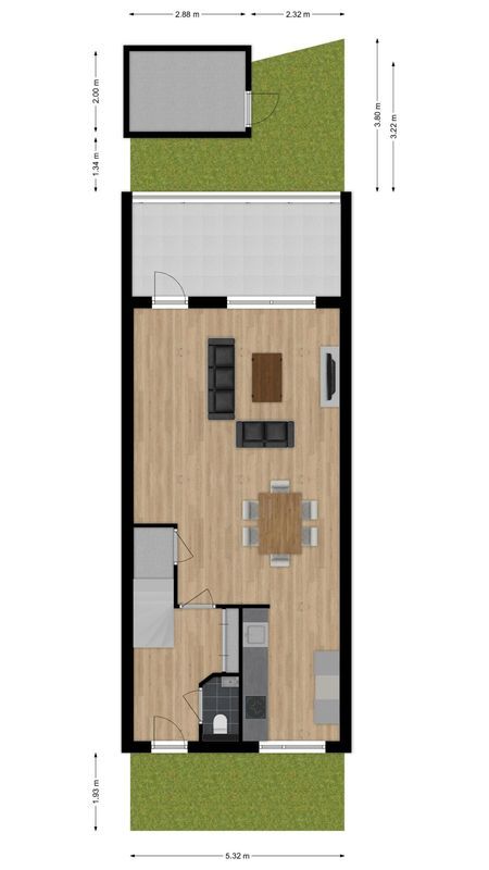 Ellingtonlaan 52 Floorplan Blur 2