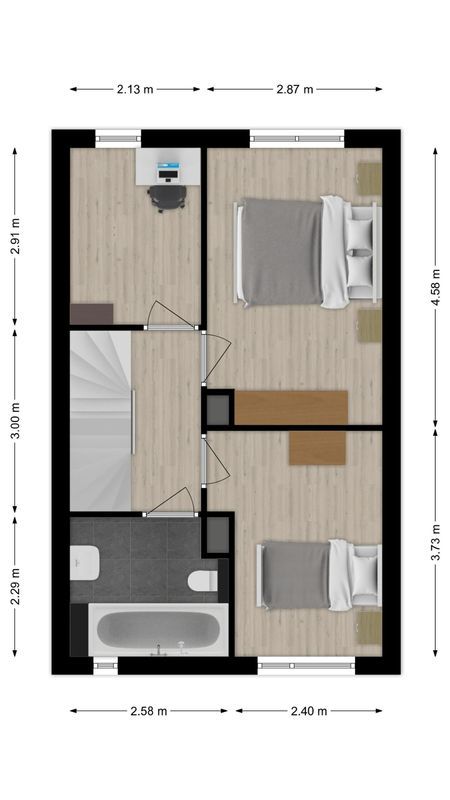 Ellingtonlaan 52 Floorplan Blur 1