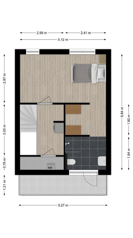 Ellingtonlaan 52 Floorplan Blur 3
