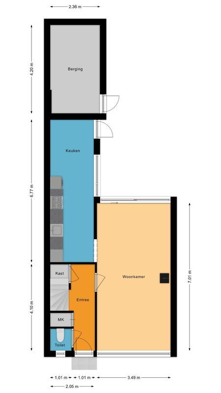 Planetenstraat 8 Floorplan Blur 1