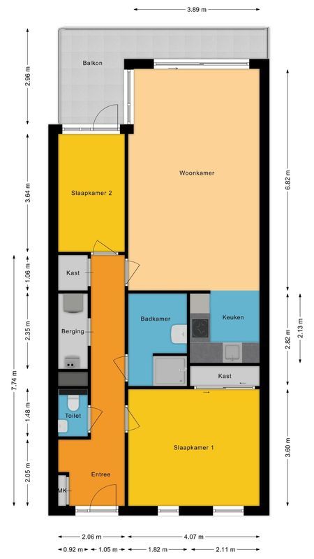Lage Ham 11 - 03 Floorplan Blur 0