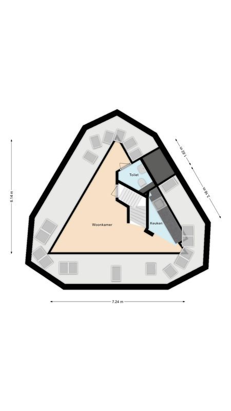 Piet Blomplein 7 Floorplan Blur 1