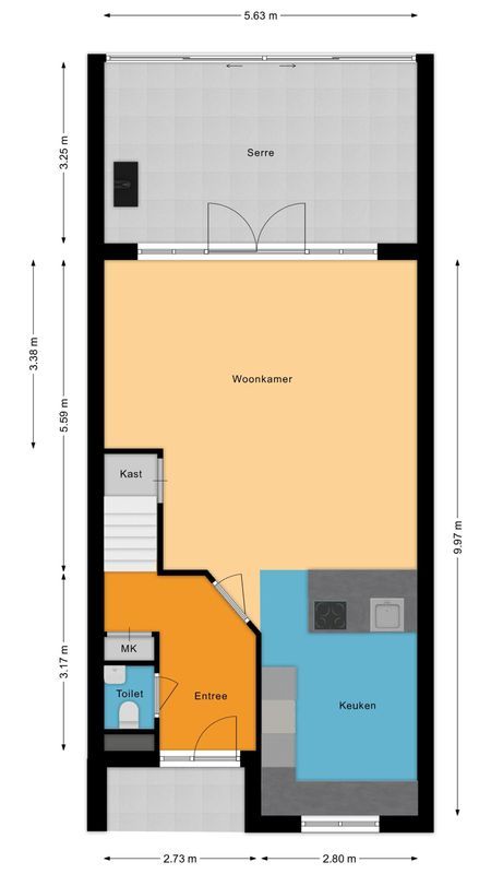 Rooseveltstraat 126 Floorplan Blur 0