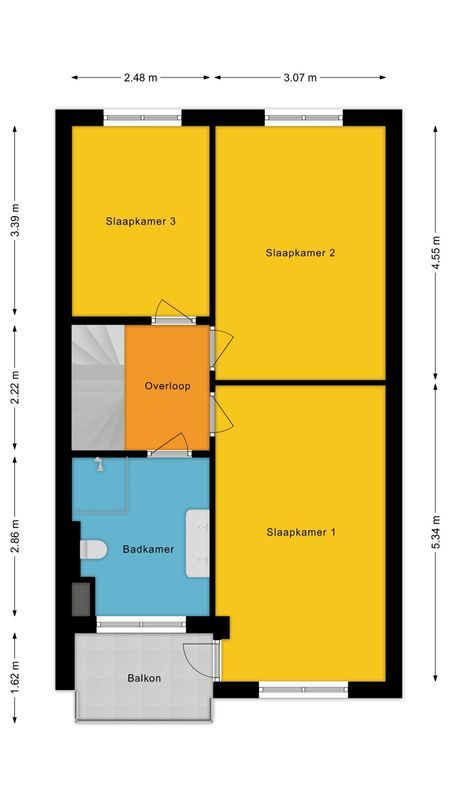 Rooseveltstraat 126 Floorplan Blur 1
