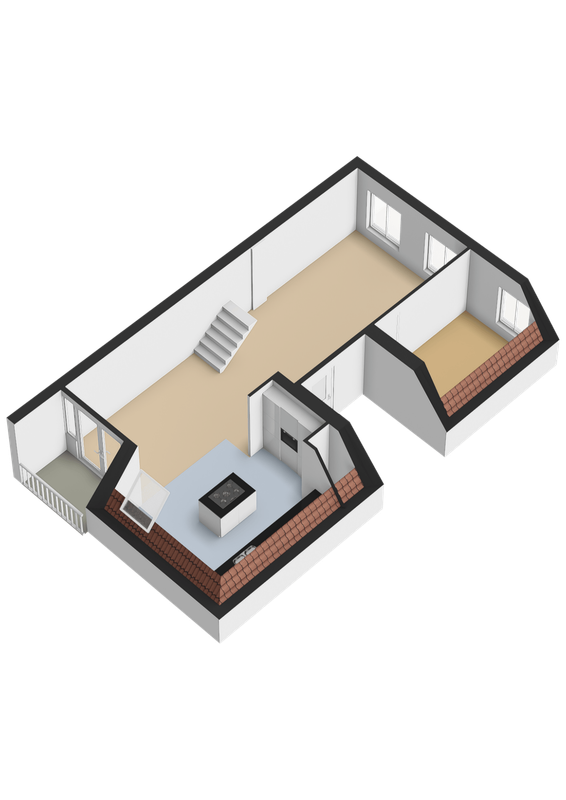 Willemstraat 21 - B Floorplan Blur 1