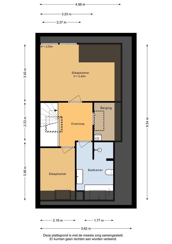 Willemstraat 21 - B Floorplan Blur 2