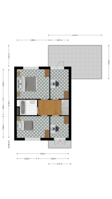 Vondelstraat 25 Floorplan Blur 1