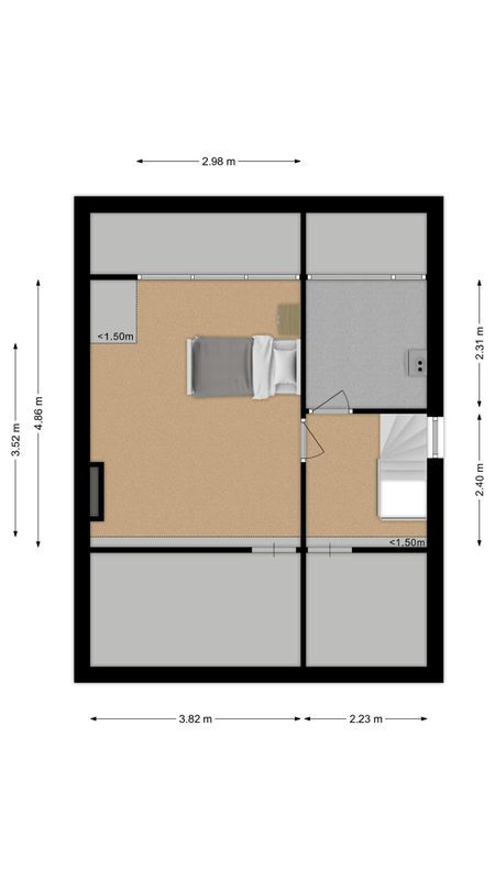 Vondelstraat 25 Floorplan Blur 2