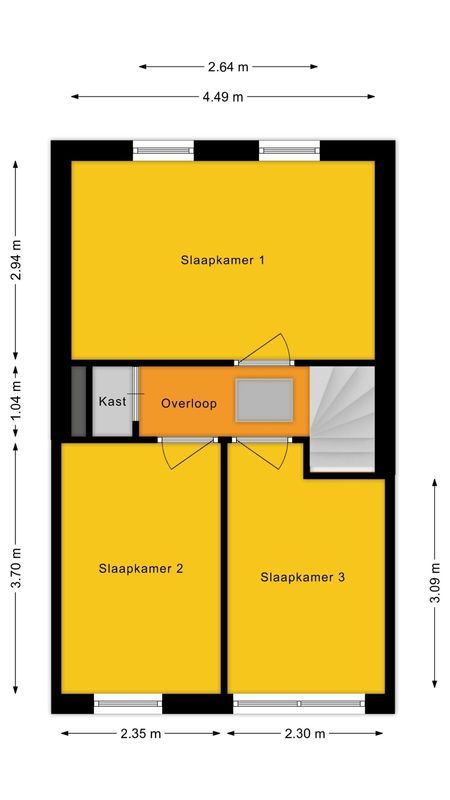 Wilhelminastraat 44 Floorplan Blur 1