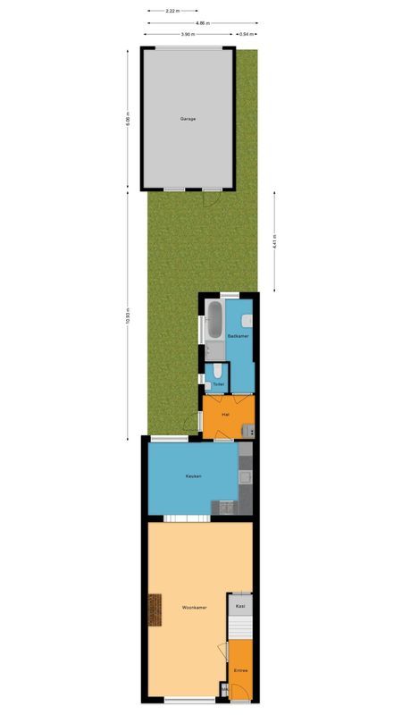 Wilhelminastraat 44 Floorplan Blur 2