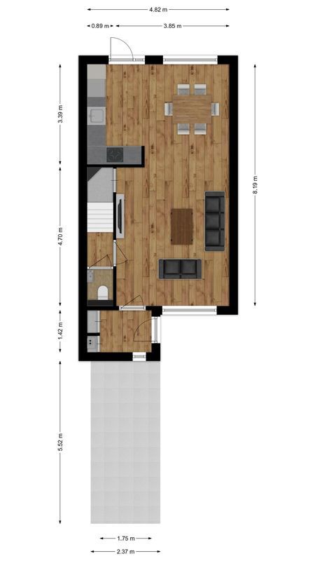Dirkslandstraat 21 Floorplan Blur 1