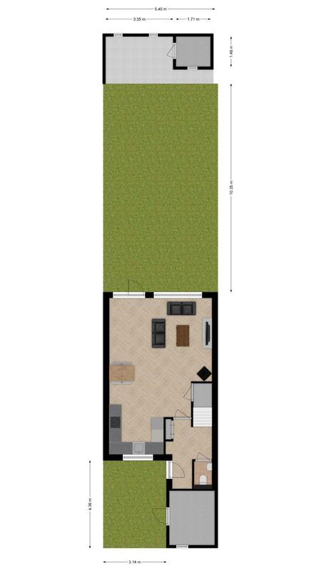 Groenlostraat 14 Floorplan Blur 2