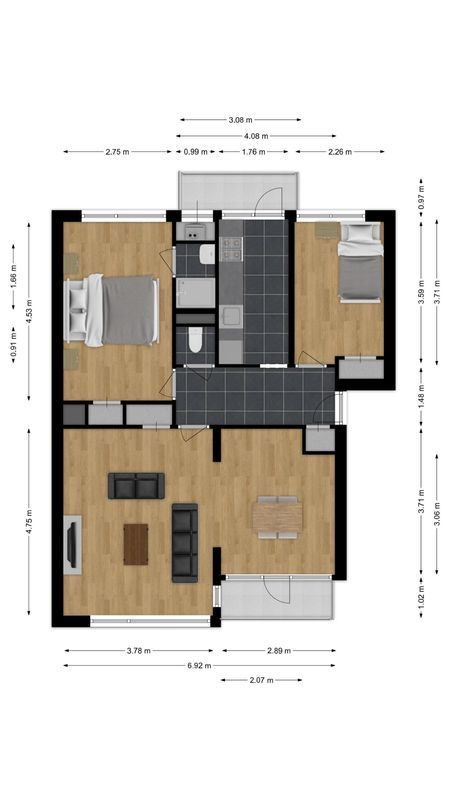 Europalaan 199 Floorplan Blur 0