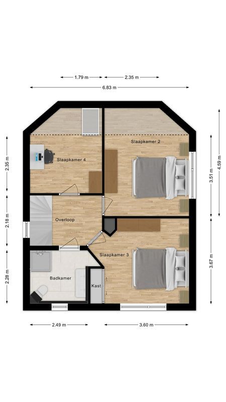 Raadhuisstraat 25 Floorplan Blur 1