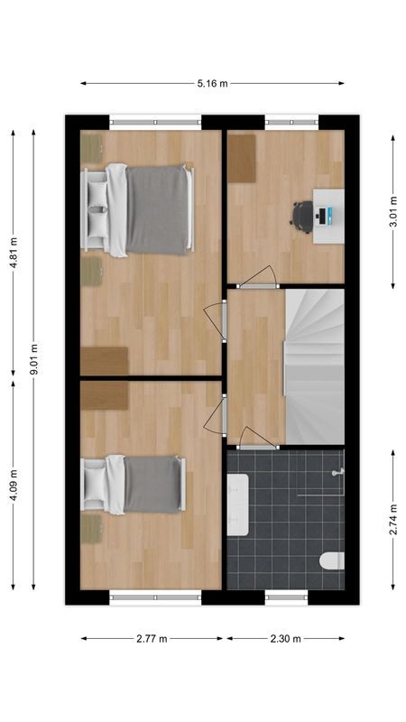 Olifantoortje 22 Floorplan Blur 1