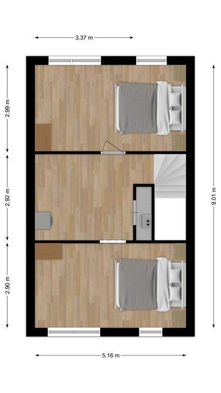 Olifantoortje 22 Floorplan Blur 3