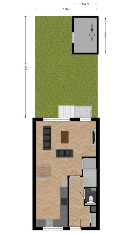 Olifantoortje 22 Floorplan Blur 2