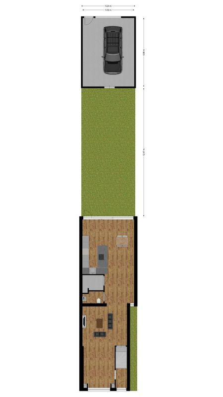 Akkerstraat 69 Floorplan Blur 2