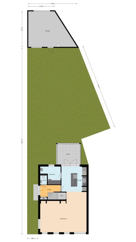 Sluisstraat 74 Floorplan Blur 2