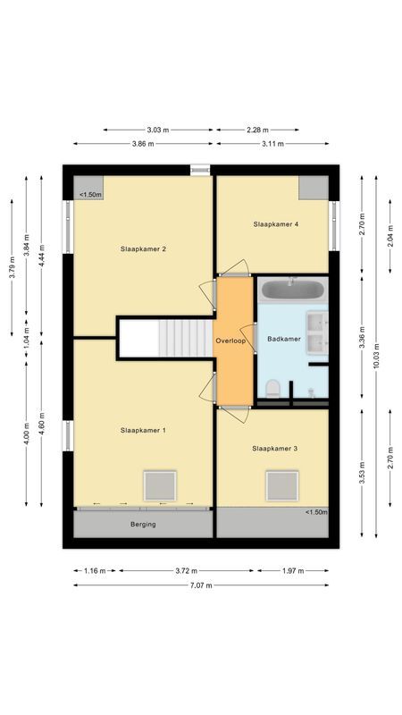 Sluisstraat 74 Floorplan Blur 1