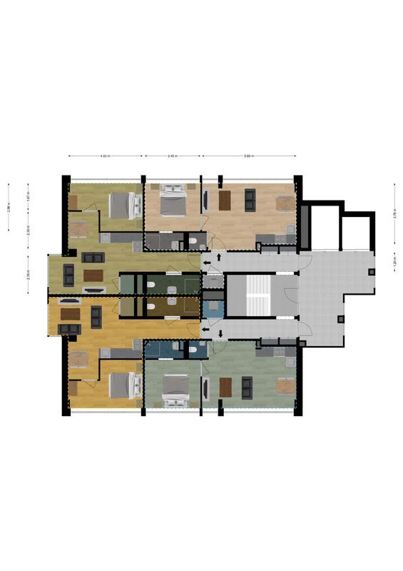 Burgemeester Verwielstraat 2 - c 03 Floorplan Blur 1