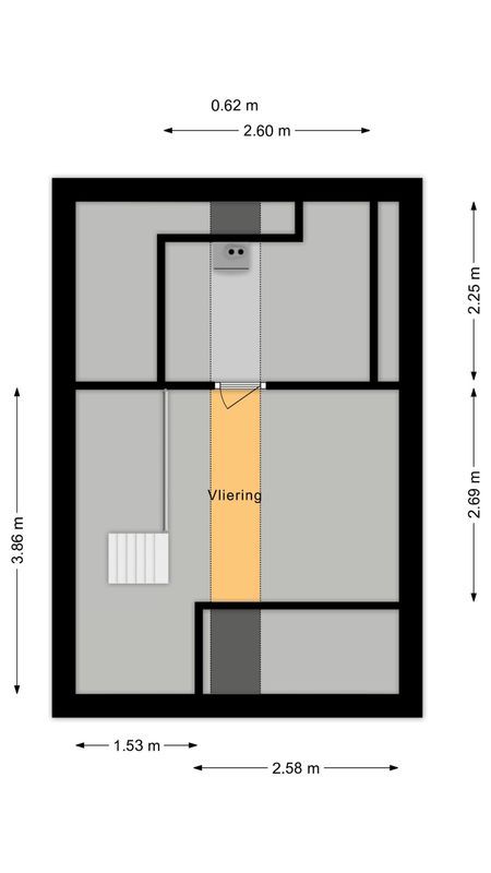 Oranjestraat 44 Floorplan Blur 3