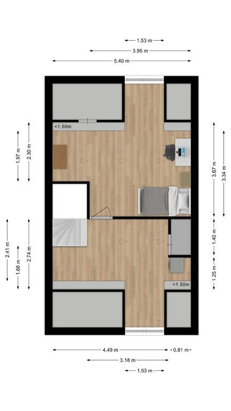 Zeelststraat Floorplan Blur 3