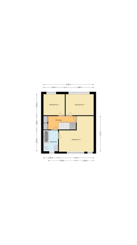 Hoeksestraat 45 Floorplan Blur 2