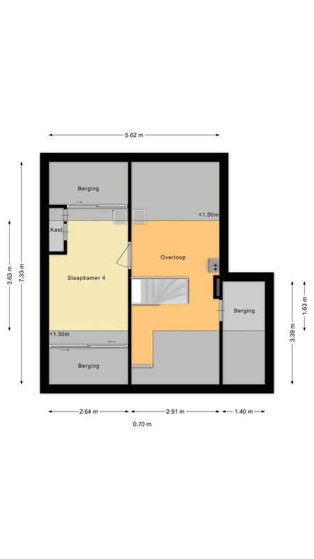 Pius X-straat 39 Floorplan Blur 3