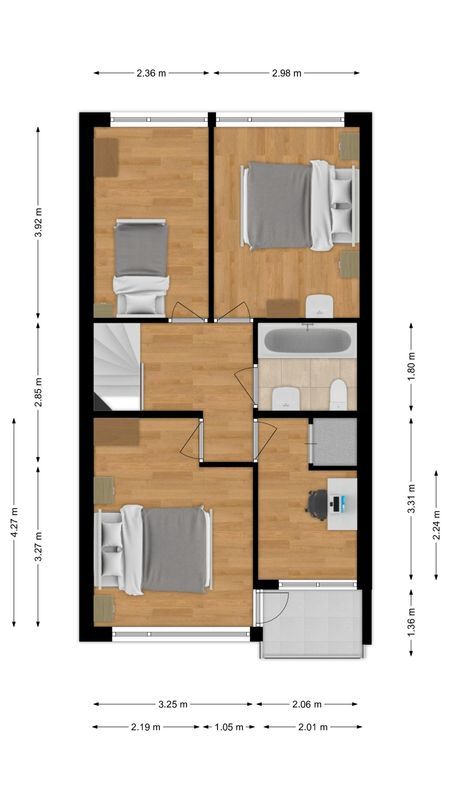 Postelse Hoeflaan 38 - b Floorplan Blur 2
