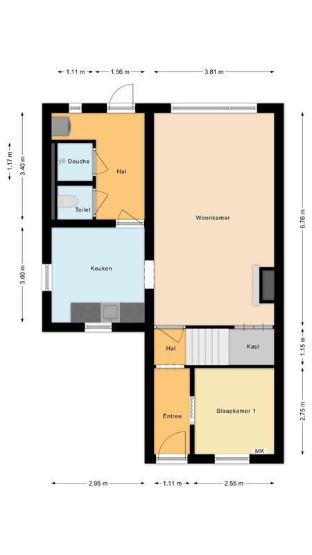 Waalstraat 124 Floorplan Blur 0