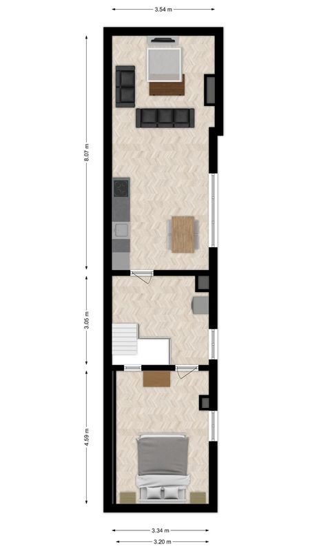 Gasthuisring 19 - f Floorplan Blur 0
