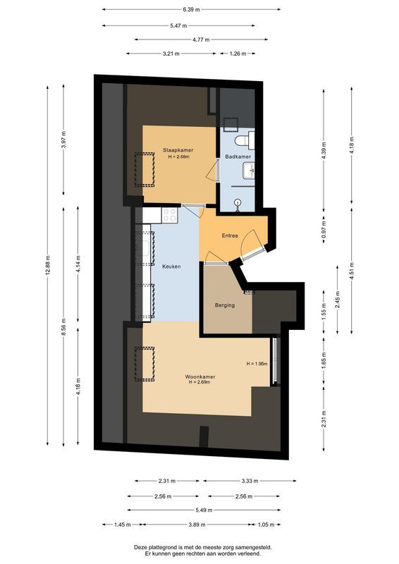 Boschstraat 49 - D Floorplan Blur 2