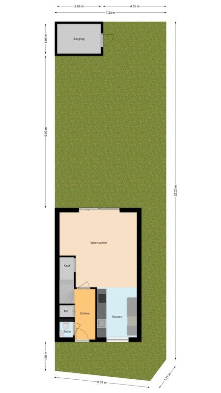 Slachthuisstraat 29 Floorplan Blur 3