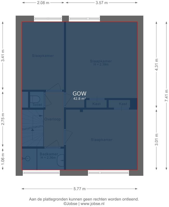 Naundorffstraat 13 Floorplan Blur 6