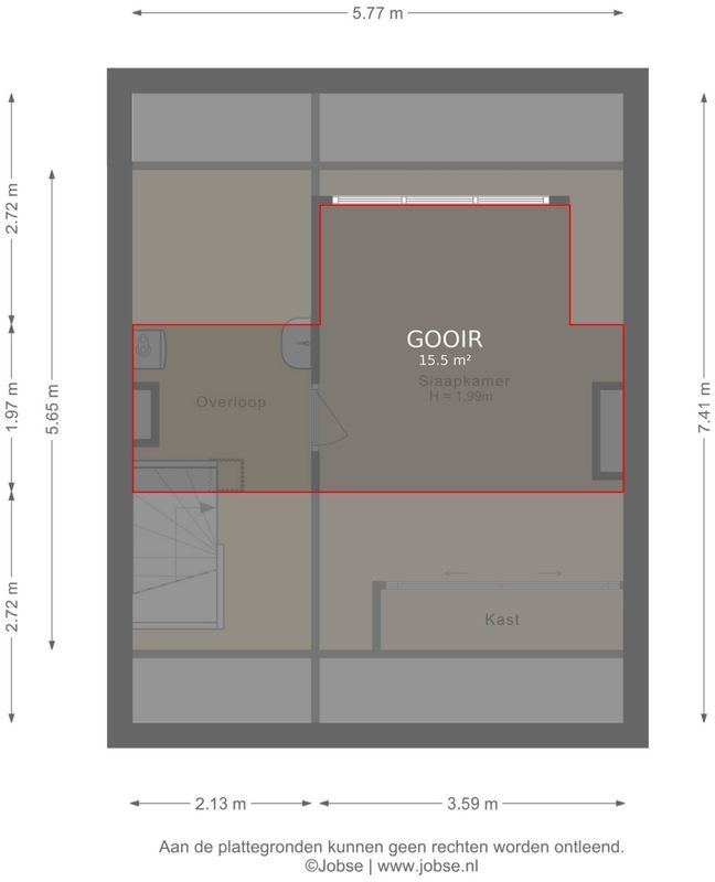 Naundorffstraat 13 Floorplan Blur 9