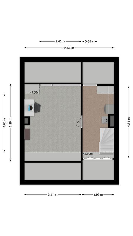 Everjachtstraat 25 Floorplan Blur 3